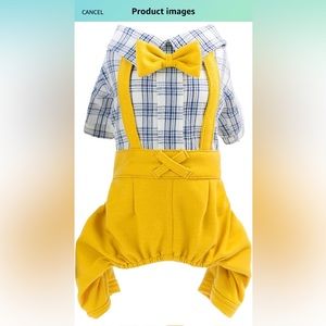 Dog jumpsuit size xl